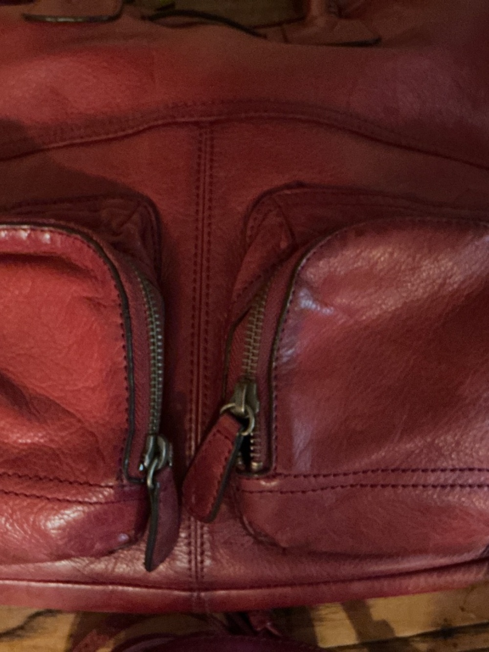 Frye Red Leather Crossbody - Picture 3 of 11